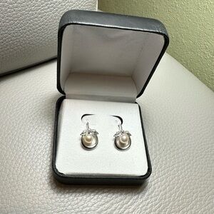 Mikimoto Silver Earrings